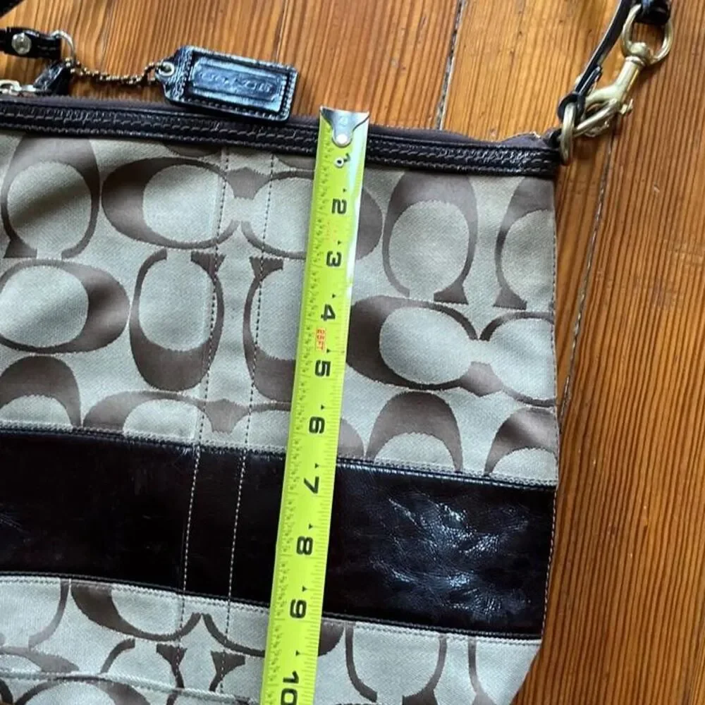 Coach Women's Brown and Tan Bag